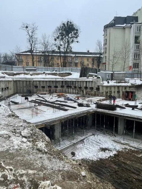 Багатофункційна будівля на Пасічній: фото з будмайданчика, Лютий 2026