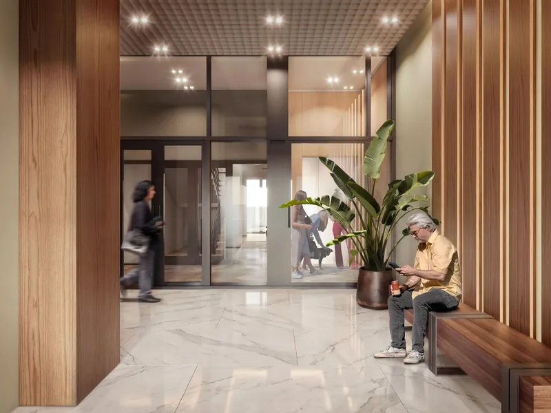 Інтер'єр холу в будинку Mono Estate Development